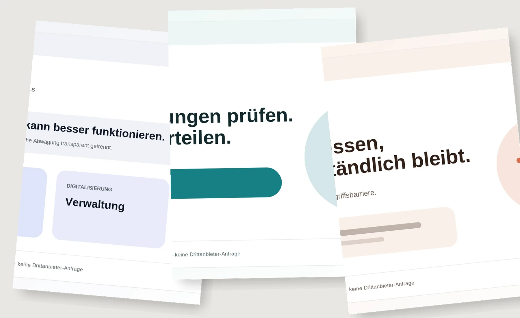 Webseiten – Projektübersicht