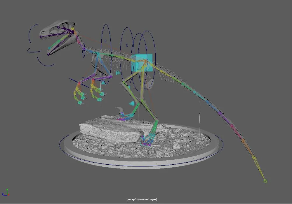 Velociraptor-Rig